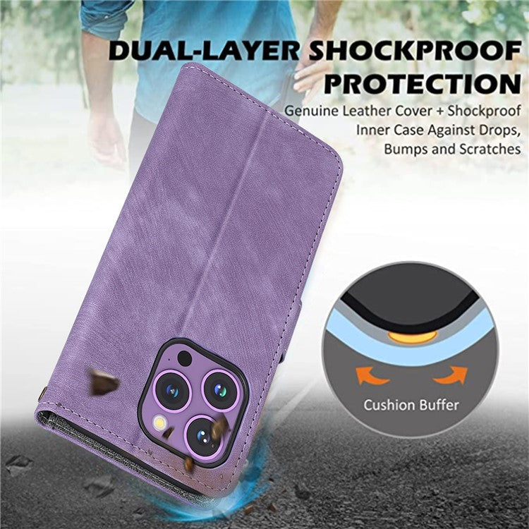 For Samsung Galaxy S24 Ultra Case PU Leather Wallet RFID Blocking Phone Cover - Green