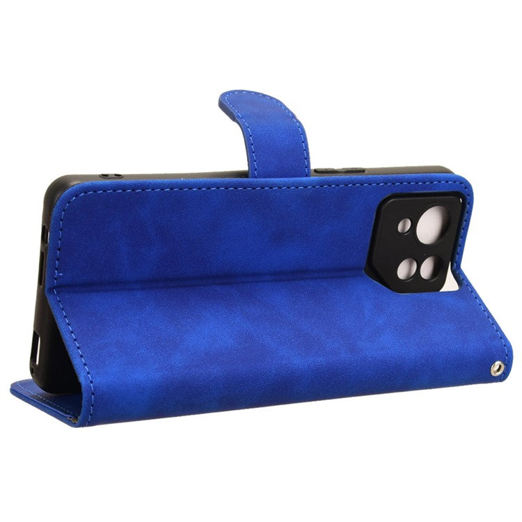 For Asus ROG Phone 8 5G / Phone 8 Pro 5G Case PU Leather Card Holder Cover with Magnetic Closure - Blue