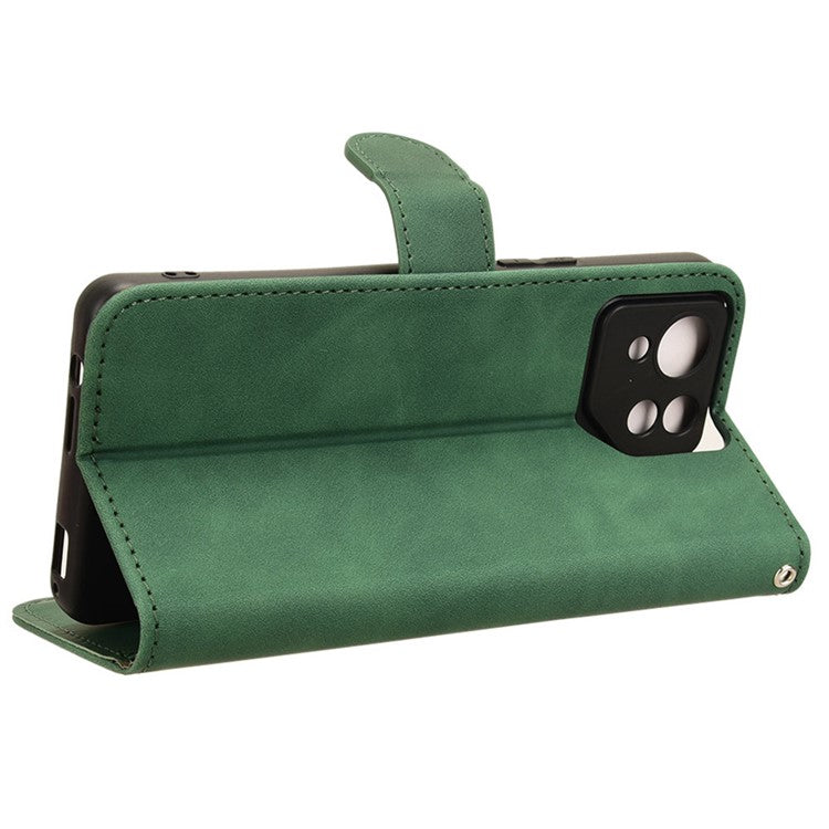 For Asus ROG Phone 8 5G / Phone 8 Pro 5G Case PU Leather Card Holder Cover with Magnetic Closure - Green