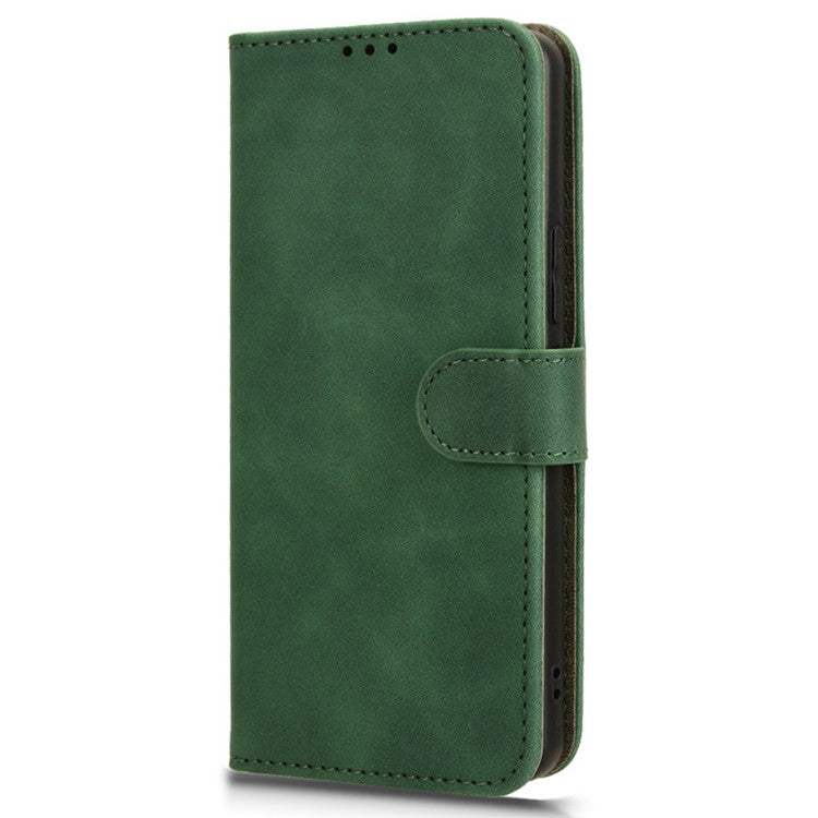 For Asus ROG Phone 8 5G / Phone 8 Pro 5G Case PU Leather Card Holder Cover with Magnetic Closure - Green