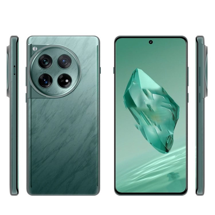 10Pcs  /  Pack For OnePlus 12 5G Case Inner Watermark-Free Texture Scratch-proof Protective Back Shell