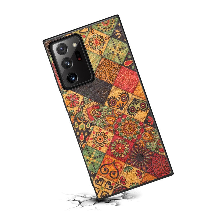 For Samsung Galaxy Note20 Ultra 5G / Note20 Ultra Phone Case Flower Pattern Cover - Autumn / Yellow
