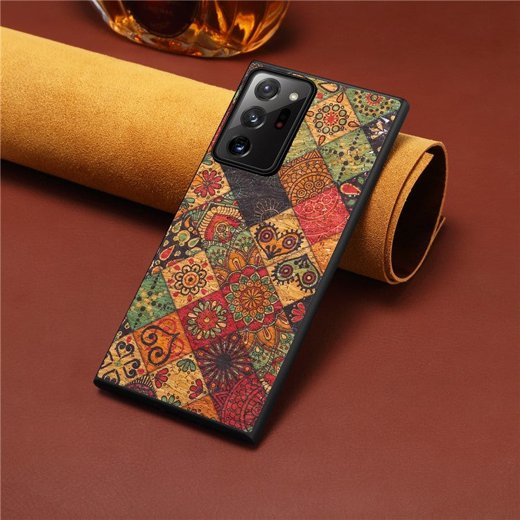 For Samsung Galaxy Note20 Ultra 5G / Note20 Ultra Phone Case Flower Pattern Cover - Autumn / Yellow