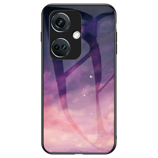 For OnePlus Nord CE3 5G Case Tempered Glass+PC+TPU Shockproof Phone Cover - Dream Starry Sky