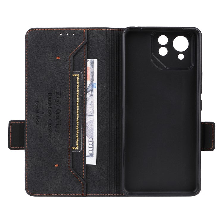For Asus ROG Phone 8 Pro 5G / 8 5G Wallet Case Leather Phone Cover Stand Protector - Black