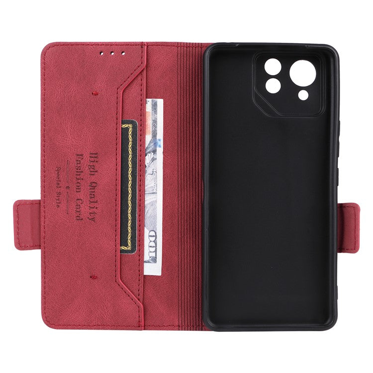 For Asus ROG Phone 8 Pro 5G / 8 5G Wallet Case Leather Phone Cover Stand Protector - Rose