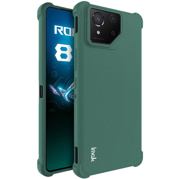 IMAK For Asus ROG Phone 8 5G  /  8 Pro 5G TPU Case Matte Shockproof Soft Phone Cover - Green