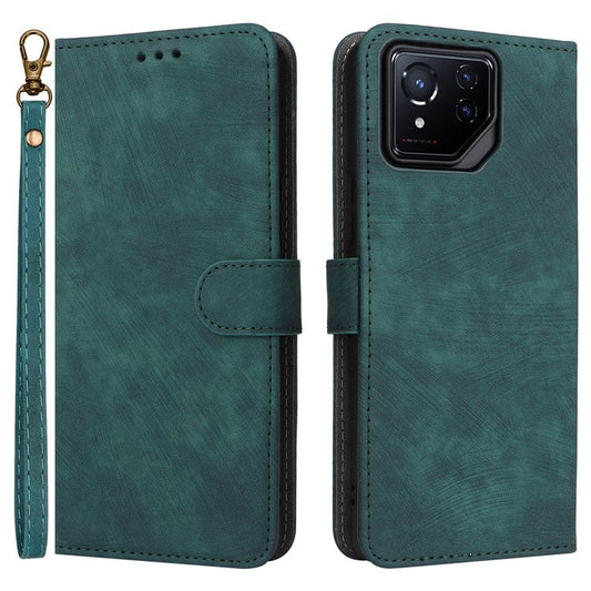 For Asus ROG Phone 8 5G / ROG Phone 8 Pro 5G Wallet Phone Case RFID Blocking PU Leather Cover - Green