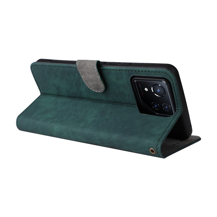 For Asus ROG Phone 8 5G / ROG Phone 8 Pro 5G Wallet Phone Case RFID Blocking PU Leather Cover - Green