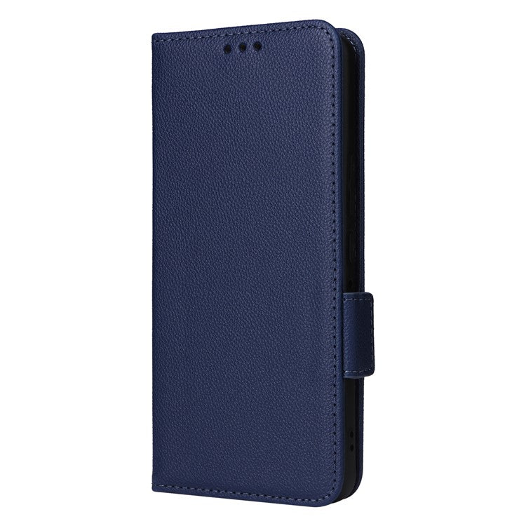 For Asus ROG Phone 8 5G / ROG Phone 8 Pro 5G Case PU Leather Wallet Phone Cover - Dark Blue