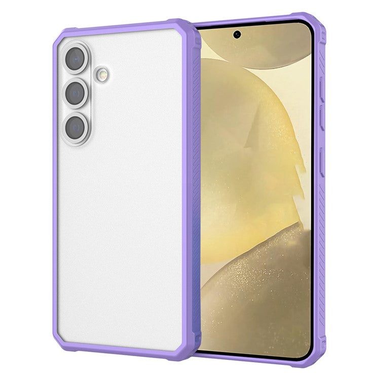 GW23 For Samsung Galaxy S24+ Phone Case Shock Absorbing TPU+PC Shell - Light Purple