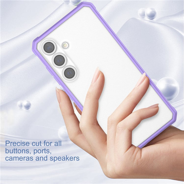GW23 For Samsung Galaxy S24+ Phone Case Shock Absorbing TPU+PC Shell - Light Purple