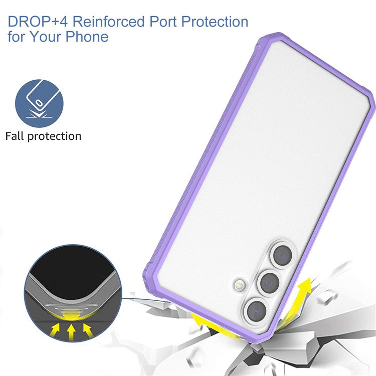 GW23 For Samsung Galaxy S24+ Phone Case Shock Absorbing TPU+PC Shell - Light Purple