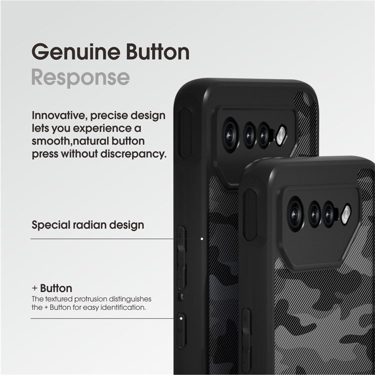 IBMRS For Asus ROG Phone 7 5G Cases Anti-Scratch TPU+PC Phone Cover Shell - Artistic Camouflage
