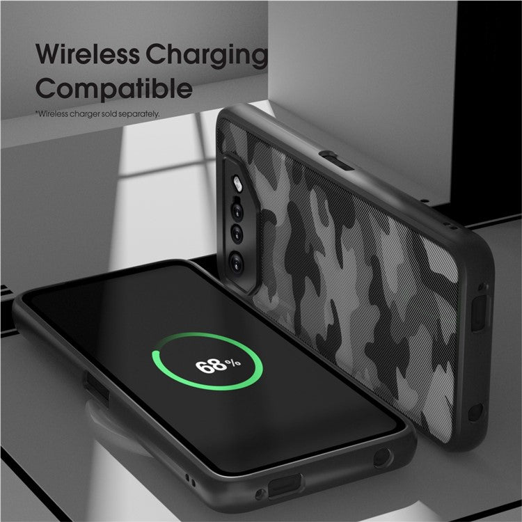 IBMRS For Asus ROG Phone 7 5G Cases Anti-Scratch TPU+PC Phone Cover Shell - Transparent Black