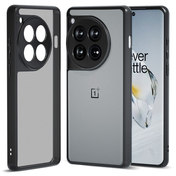 IBMRS Phone Cover for OnePlus 12 5G Cases Shockproof TPU+PC Phone Shell - Matte Black