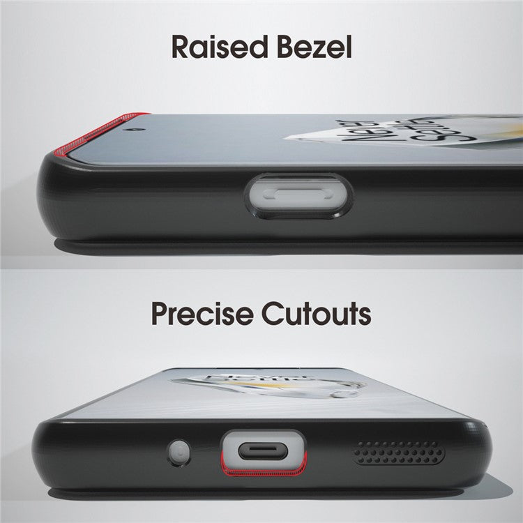 IBMRS Phone Cover for OnePlus 12 5G Cases Shockproof TPU+PC Phone Shell - Matte Black