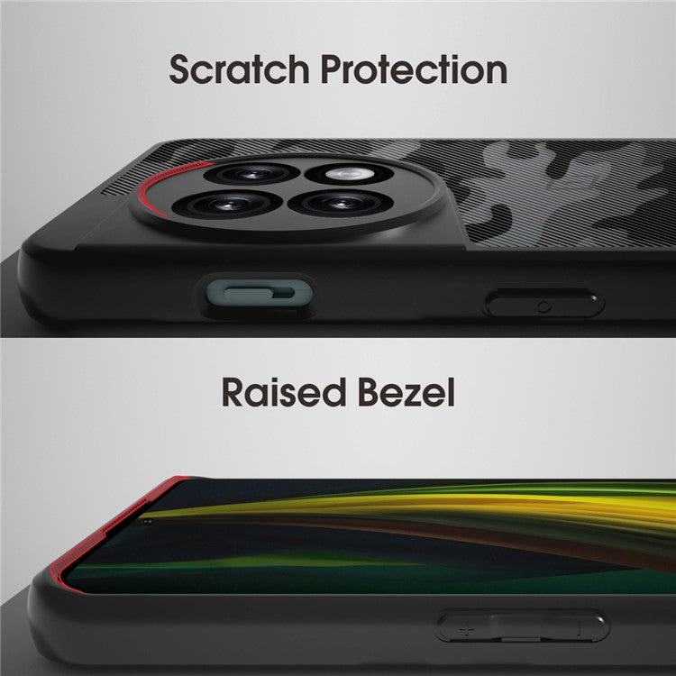 IBMRS Drop-Proof Phone Cover for OnePlus Ace 2 5G / 11R 5G Cases Shockproof TPU+PC Shell - Artistic Camouflage