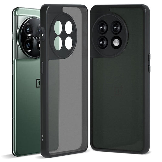 IBMRS Slim-Fit Case for OnePlus 11 5G Precise Cutout TPU+PC Phone Cover - Matte Black