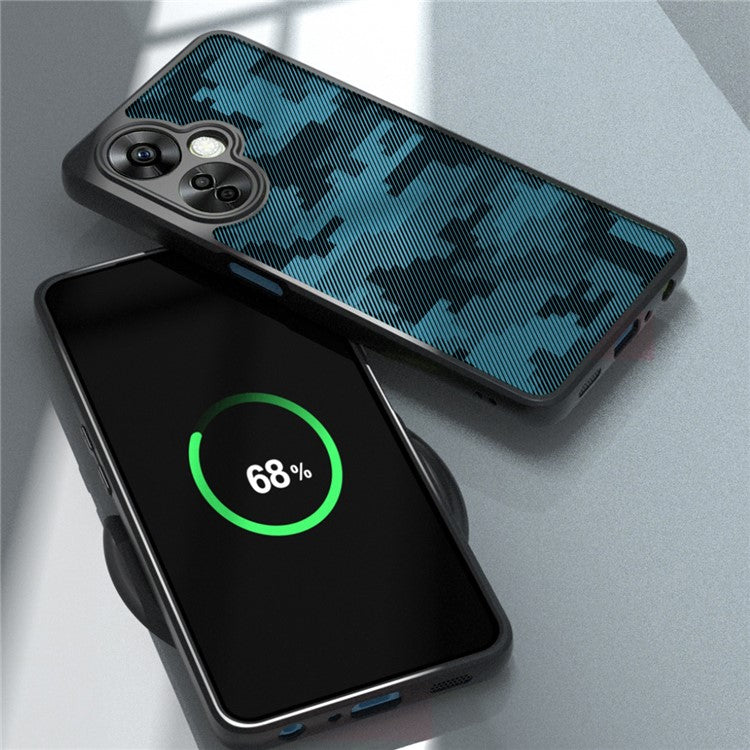 IBMRS Case for OnePlus Nord CE3 5G / K11 5G Cover Airbag Protection Phone Protector - Grid Camouflage