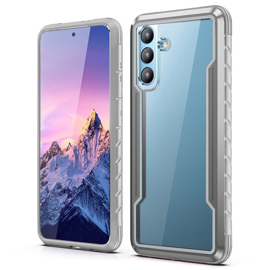 Bulk Purchasing For Samsung Galaxy S24+ TPU+PC+Aluminum Alloy Fall Proof Phone Case - Grey