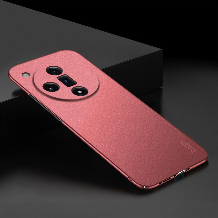 MOFI Shield Matte Series for Oppo Find X7 Ultra Case Frosted Protective PC Phone Cover - Red