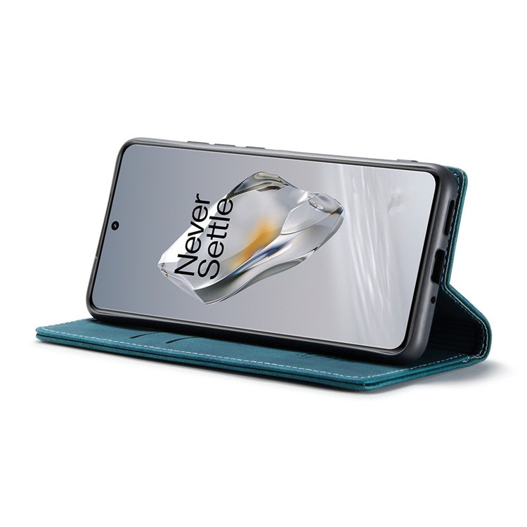 CASEME 013 Series For OnePlus 12 5G Case Business Style Card Slots Cell Phone Cover - Blue