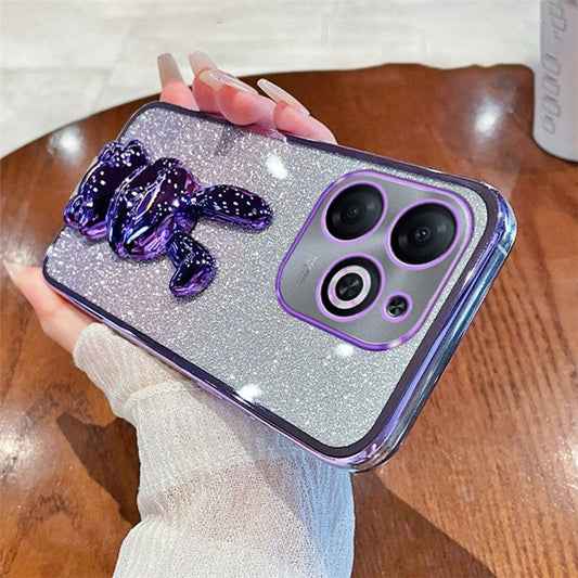 For Infinix Smart 8 4G / Hot 40i / Tecno Spark Go 2024 4G / Spark 20 Phone Case Dustproof PC+TPU Phone Cover - Purple