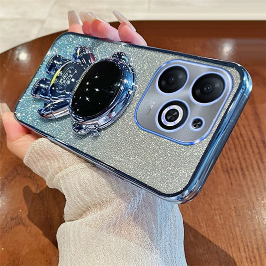 For Infinix Smart 8 4G / Hot 40i / Tecno Spark Go 2024 4G / Spark 20 Case PC+TPU Phone Shell - Blue