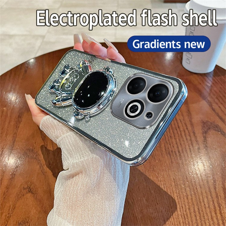 For Infinix Smart 8 4G / Hot 40i / Tecno Spark Go 2024 4G / Spark 20 Case PC+TPU Phone Shell - Silver