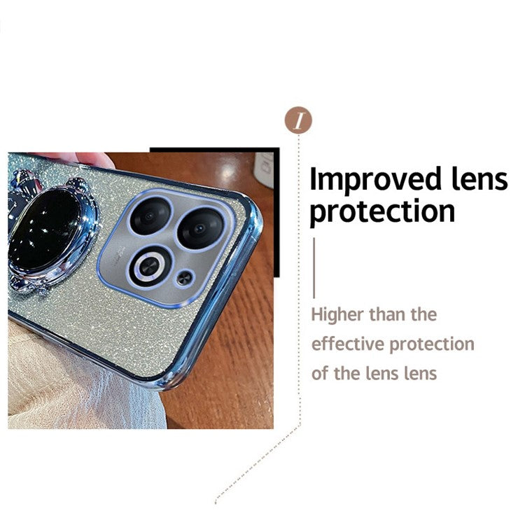 For Infinix Smart 8 4G / Hot 40i / Tecno Spark Go 2024 4G / Spark 20 Case PC+TPU Phone Shell - Black