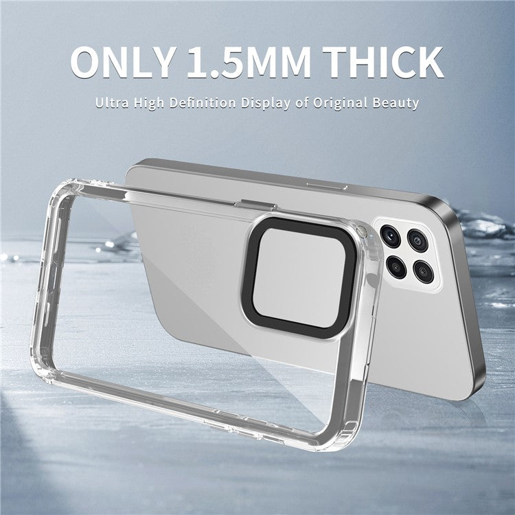 For Samsung Galaxy A22 4G (EU Version) / M22 / M32 (Global Version) 4G Case Protective PC+TPU Clear Phone Cover - Transparent