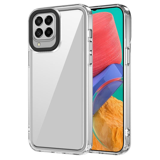 For Samsung Galaxy M33 5G (Global Version) Phone Case PC+TPU Transparent Cover - Transparent