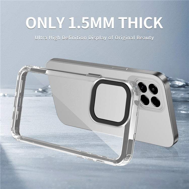 For Samsung Galaxy M33 5G (Global Version) Phone Case PC+TPU Transparent Cover - Transparent