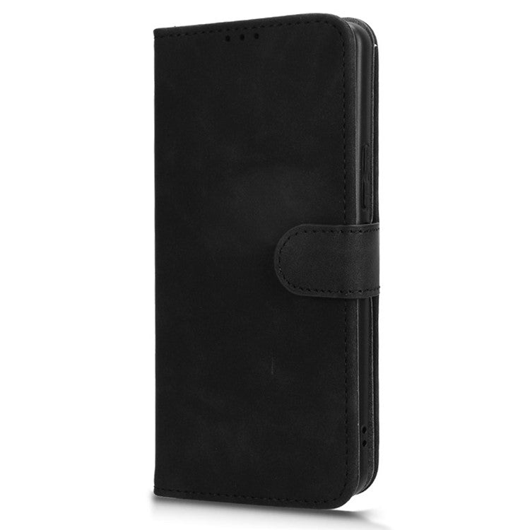 For Asus ROG Phone 8 Pro 5G / 8 5G Case Protective PU Leather Skin-touch Phone Cover - Black