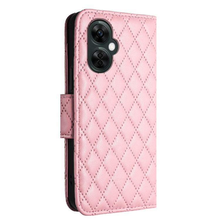 YB Imprinting Series-8 for OnePlus Nord CE 3 Lite 5G / Nord N30 5G / Oppo K11x 5G Leather Case Wallet Cover - Pink
