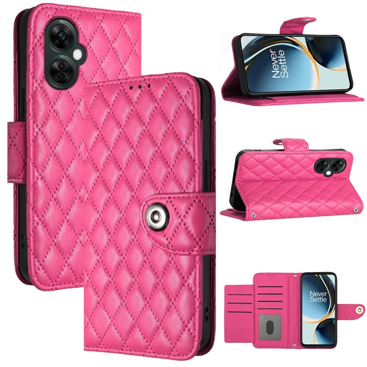 YB Imprinting Series-8 for OnePlus Nord CE 3 Lite 5G / Nord N30 5G / Oppo K11x 5G Leather Case Wallet Cover - Rose