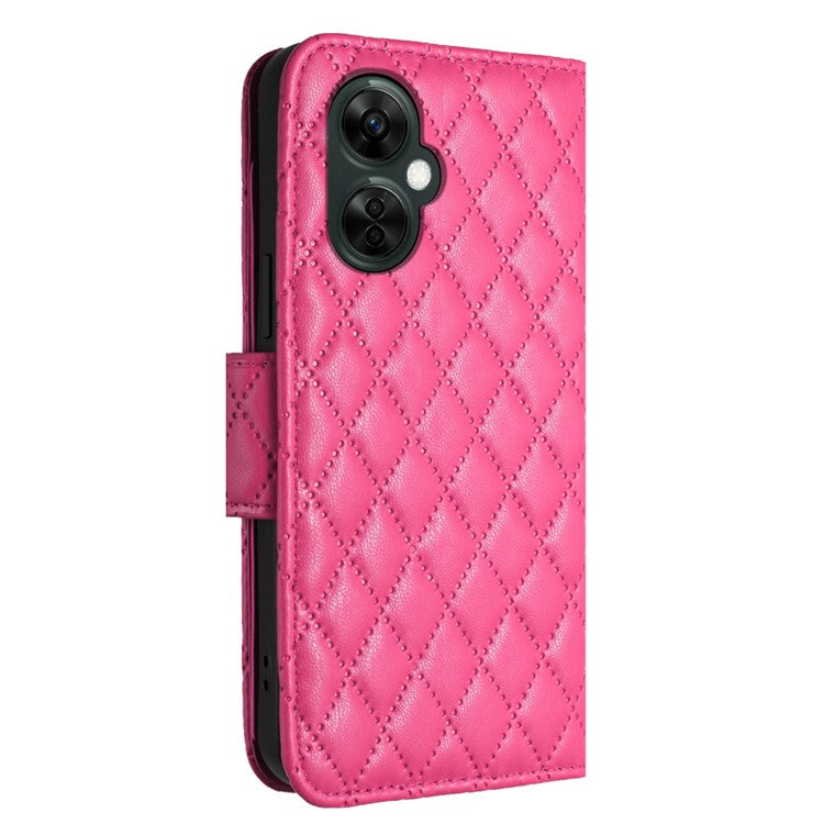 YB Imprinting Series-8 for OnePlus Nord CE 3 Lite 5G / Nord N30 5G / Oppo K11x 5G Leather Case Wallet Cover - Rose