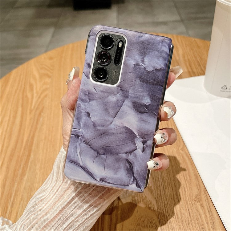 Rococo Series For Oppo Find N2 5G Case Hard PC Protective Thin Phone Cover - Black