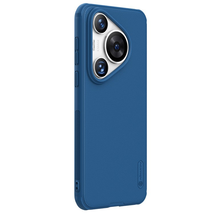 NILLKIN Super Frosted Shield Pro for Huawei Pura 70 Case PC+TPU Anti-Fall Shockproof Phone Cover - Blue