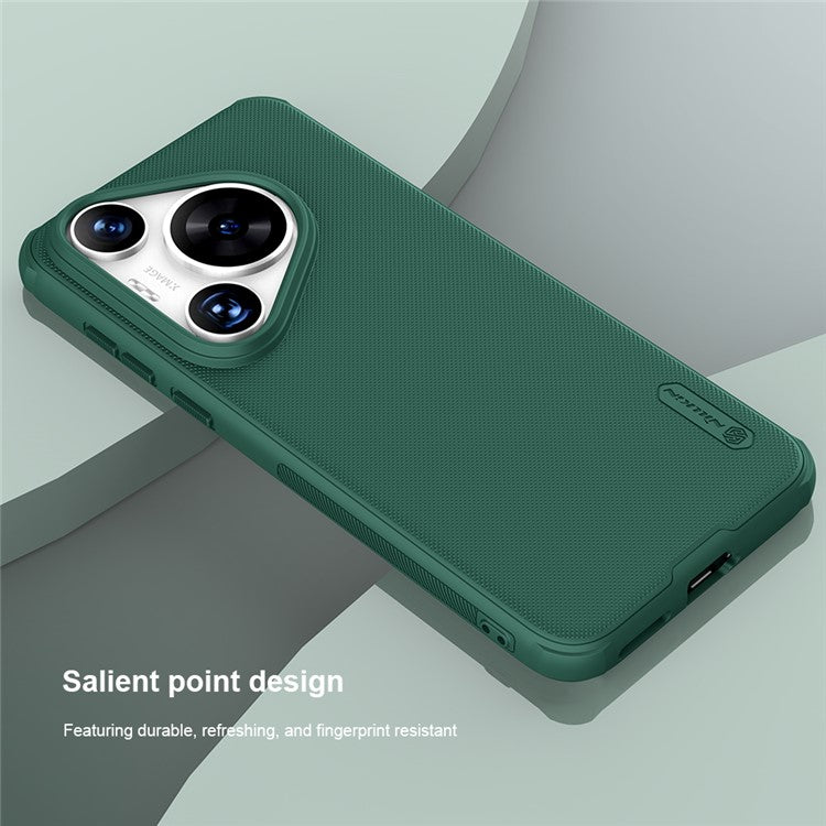 NILLKIN Super Frosted Shield Pro for Huawei Pura 70 Case PC+TPU Anti-Fall Shockproof Phone Cover - Blue