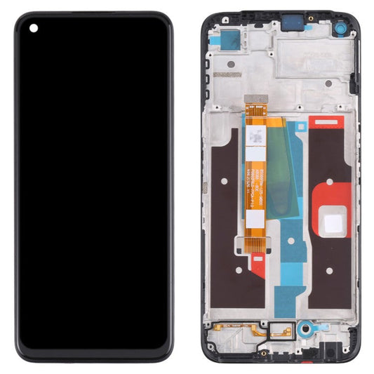 For Realme 8i / Narzo 50 4G Grade C LCD Screen and Digitizer Assembly + Frame Replacement Part (Without Logo)