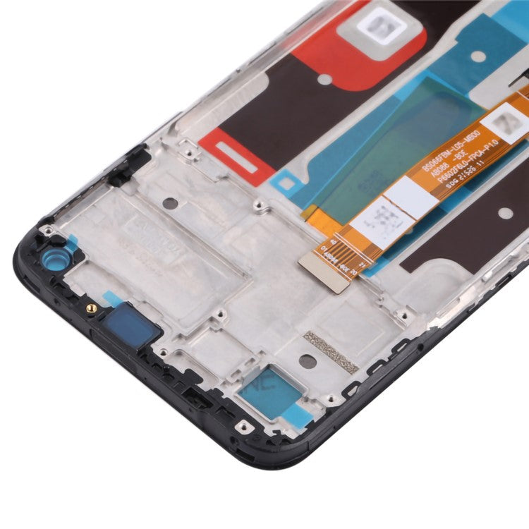 For Realme 8i / Narzo 50 4G Grade C LCD Screen and Digitizer Assembly + Frame Replacement Part (Without Logo)
