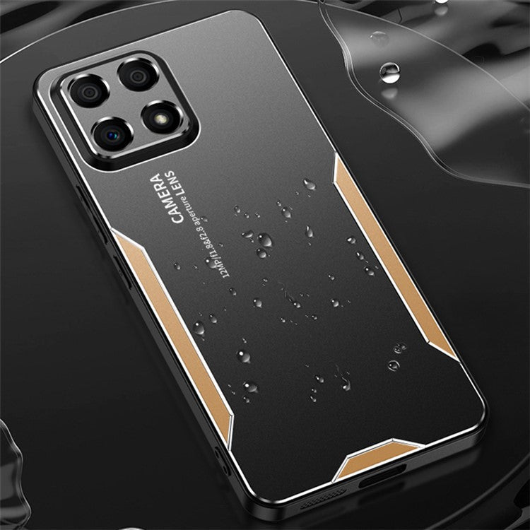 For Honor X30i Case Aluminum Alloy+TPU+PC Anti-Scratch Phone Cover - Red