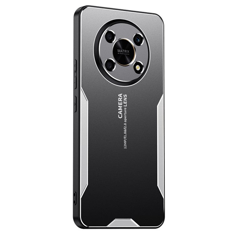 For Honor X30 5G Case Anti-Scratch Aluminum Alloy+TPU+PC Phone Case - Silver