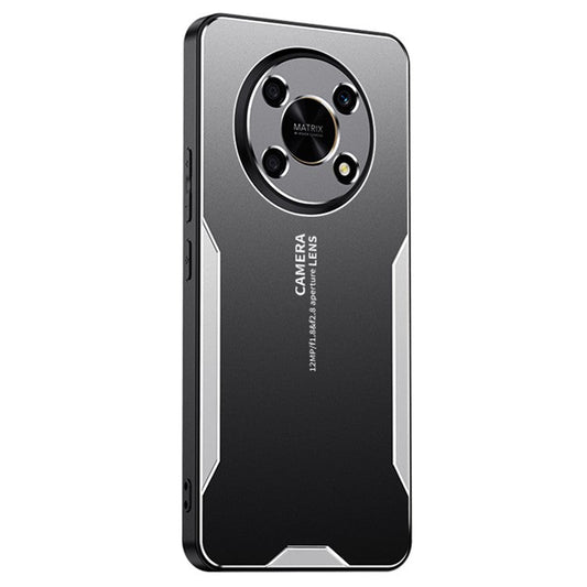 For Honor X30 5G Case Anti-Scratch Aluminum Alloy+TPU+PC Phone Case - Silver