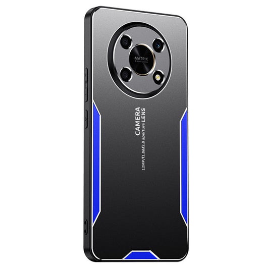 For Honor X30 5G Case Anti-Scratch Aluminum Alloy+TPU+PC Phone Case - Blue