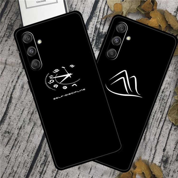 For Samsung Galaxy S24 TPU Case Linear Pattern Printing Shockproof Phone Cover - Coconut Tree