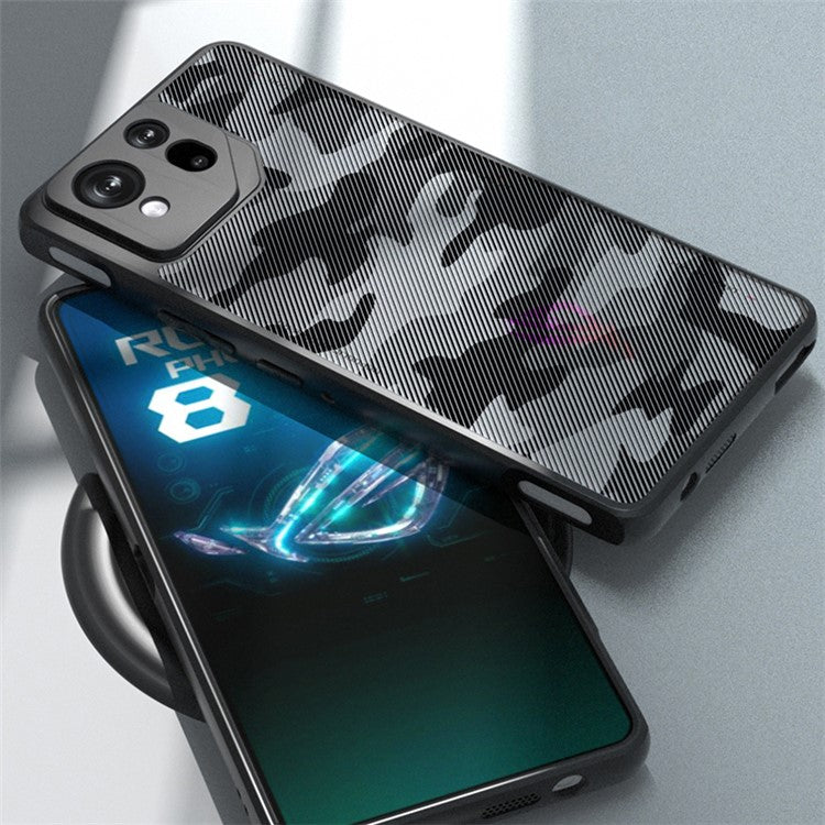 IBMRS For Asus ROG Phone 8 5G Case TPU+PC Shockproof Protection Phone Cover - Artistic Camouflage