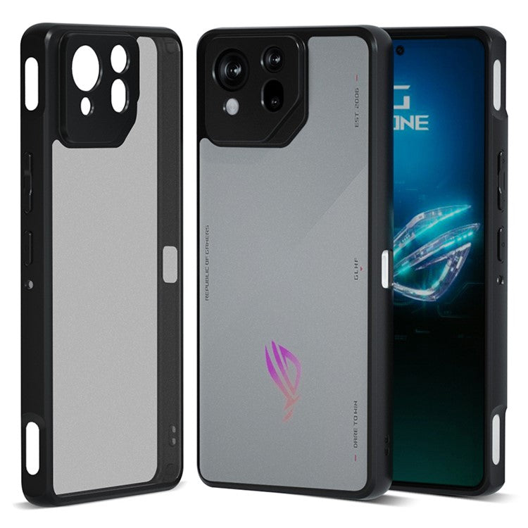 IBMRS For Asus ROG Phone 8 5G Case TPU+PC Shockproof Protection Phone Cover - Matte Black